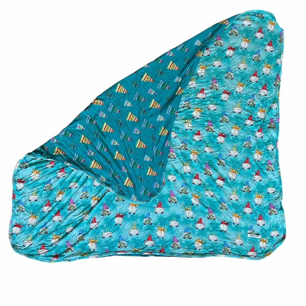 Posh Peanut Bamboo Gnomey and Sierra Christmas Blanket